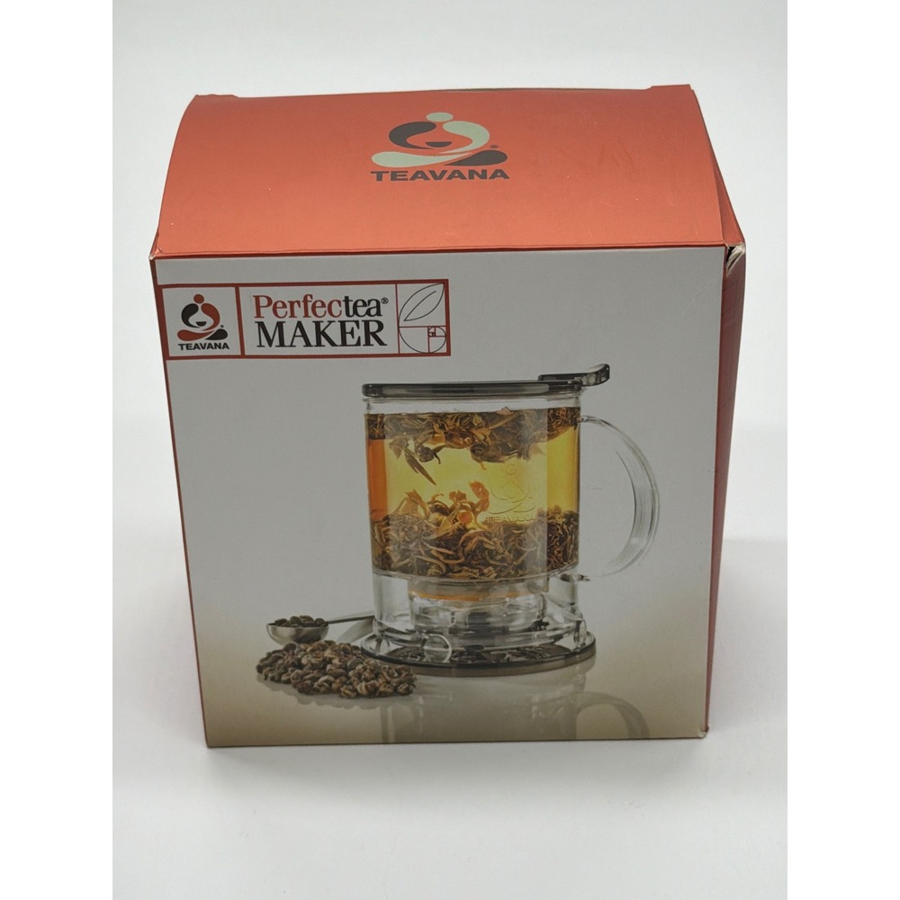 Teavana Perfectea Maker II 16oz Loose Leaf Tea Steeper BPA-Free Tritan Clear